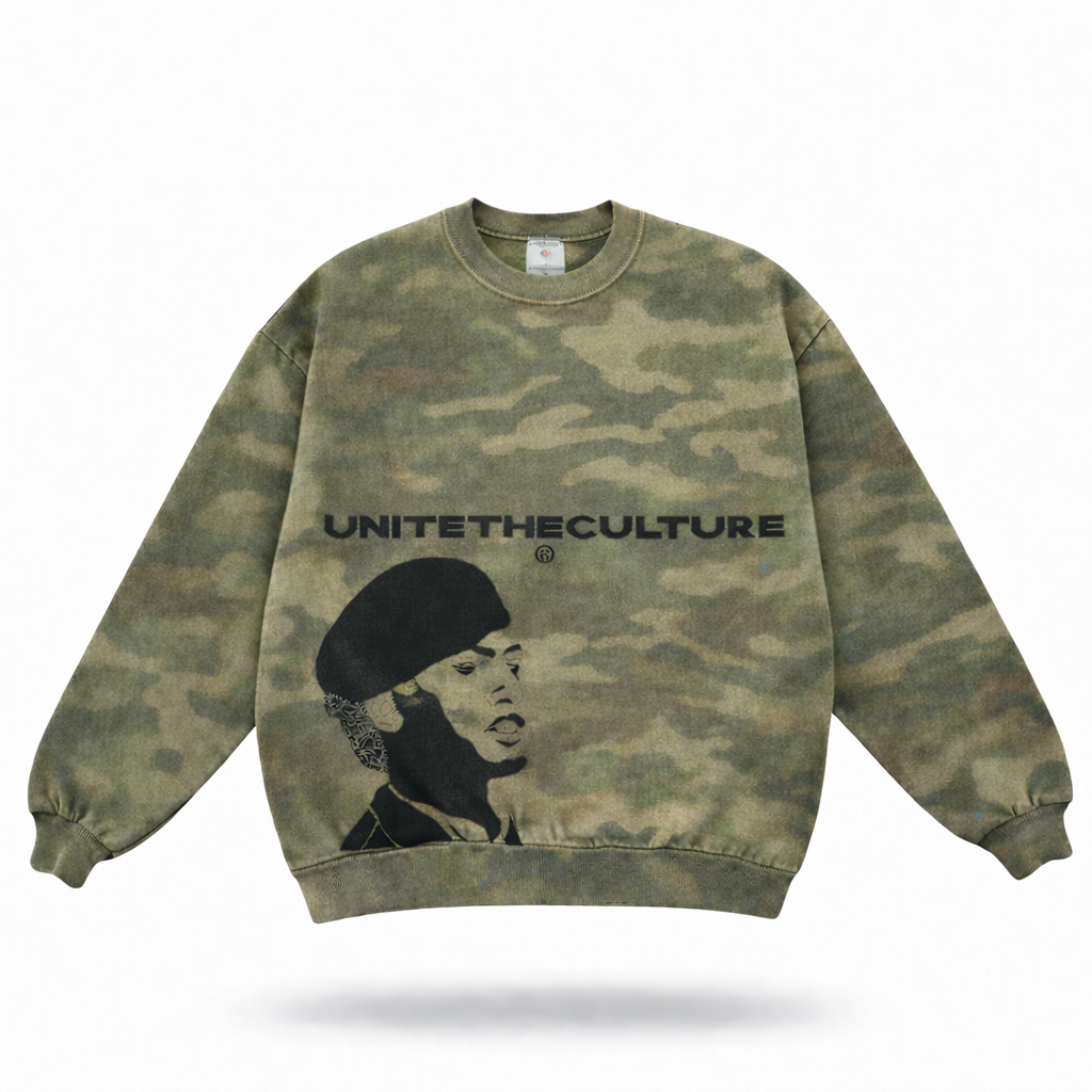 United  Camo Crewneck